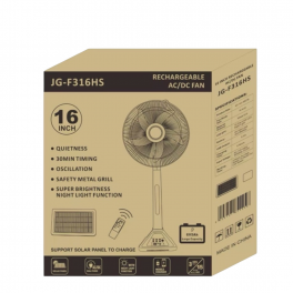 Napelemes asztali ventilátor (JG-2312)