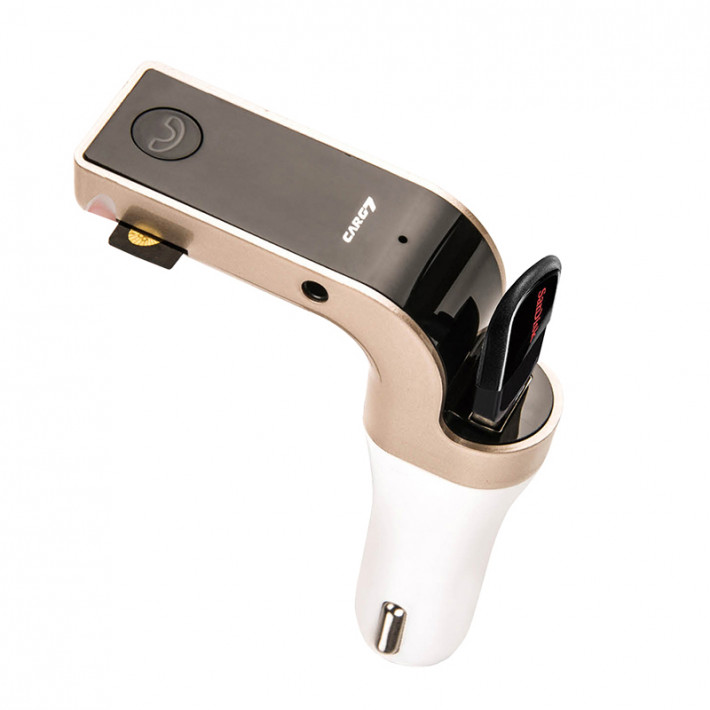 Carg7 - Bluetooth FM Transmitter USB és MicroSD kártya foglalattal